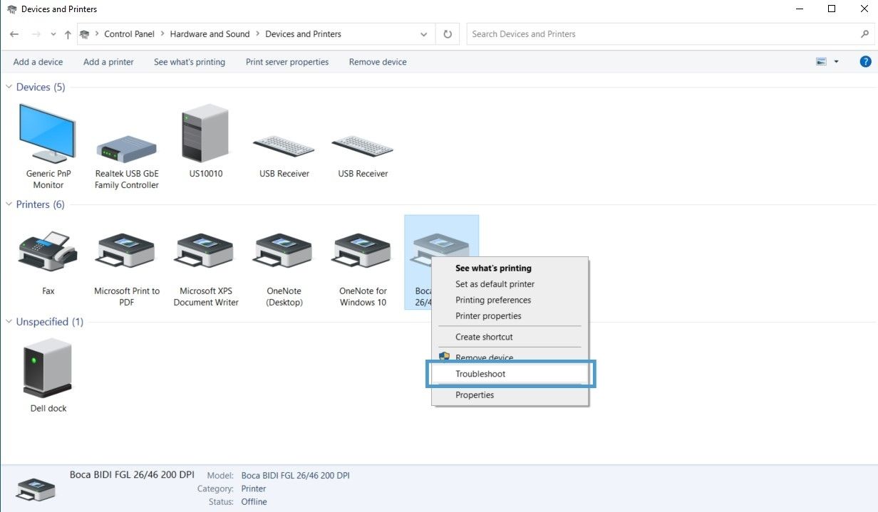 Troubleshooting a BOCA Ticket Printer Support Centre