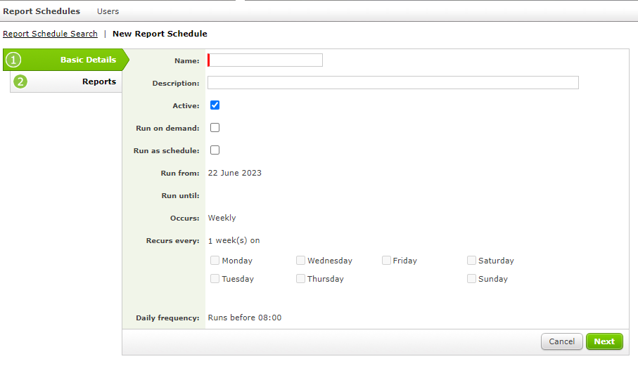 New Report Schedule Basic Details.PNG