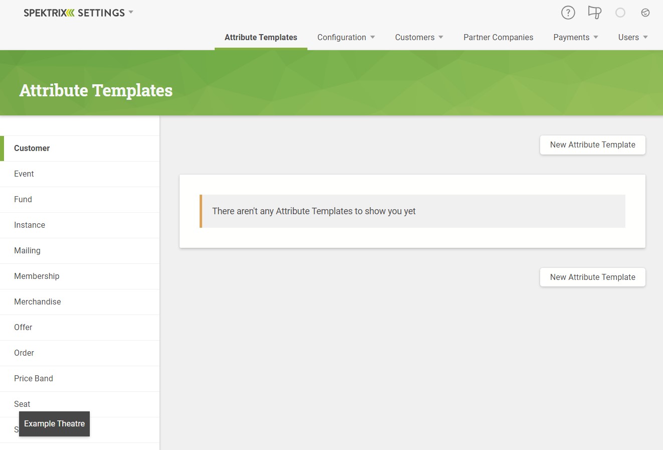 The new Settings Interface.