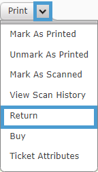 The Return button.