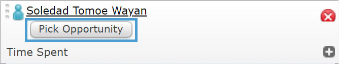 The Pick Opportunity button.