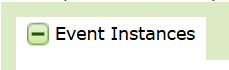 The Event Instances wrapper.