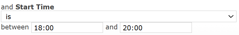 Example of time metric.