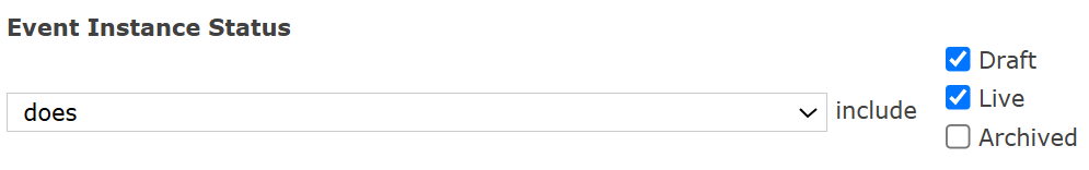 Example of options metric.