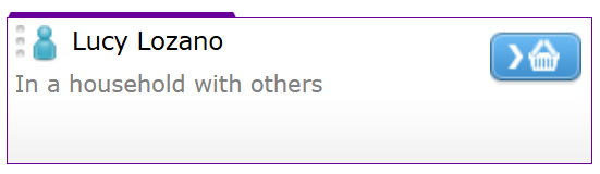 A Customer in a three-person Household, from the Customer Search.