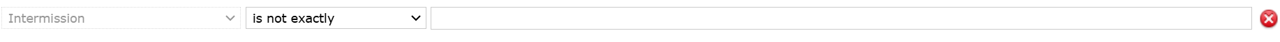 A text field Attribute with the values blank.