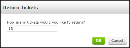 Selecting the number of Tickets to return.