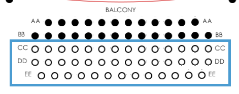 Reserved Seats in a Seating Plan.