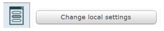 Change local settings button.