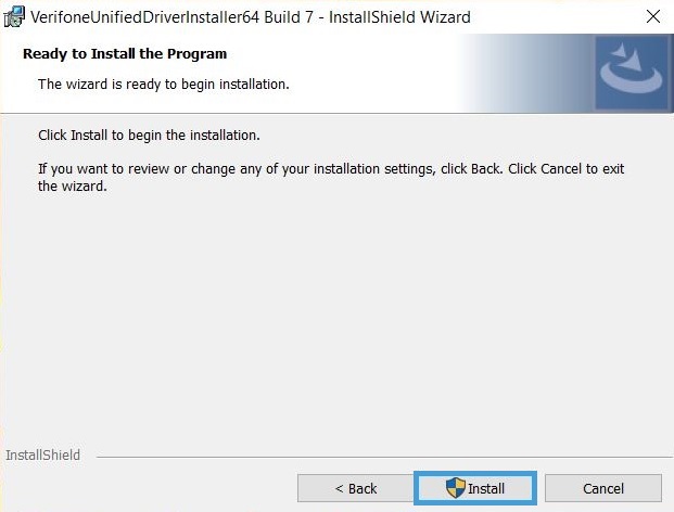 installshield wizard with install button highlighted ready to start installation