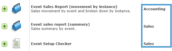 Report Type in the Report Explorer.