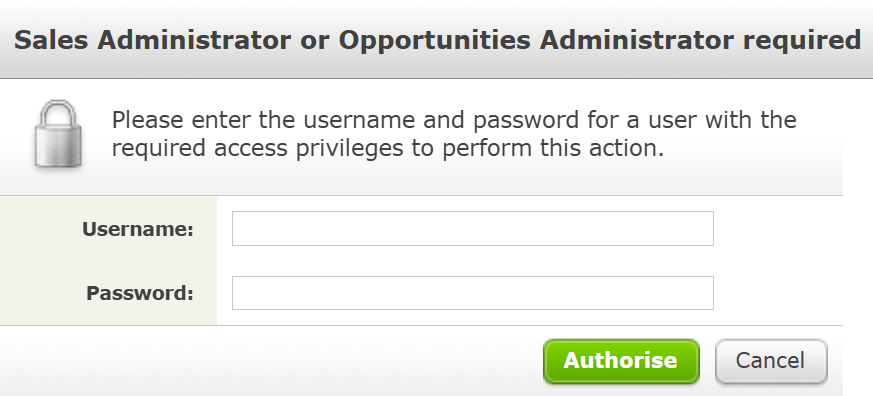Sign-in screen for Administrator approval.