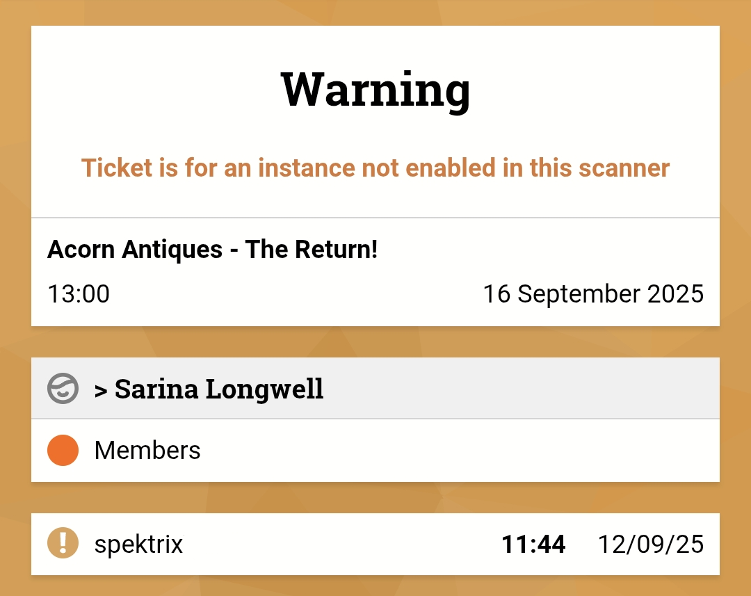 Troubleshooting Ticket Scanning – Support Centre