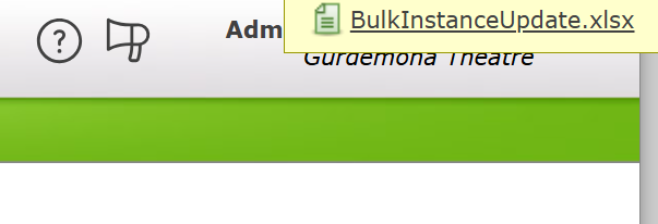 The Bulk Instance Update Tool errors.