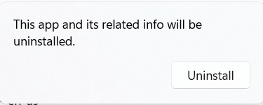 Confirm uninstall the Microcom printer drivers.