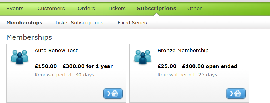 Variable Memberships on display.