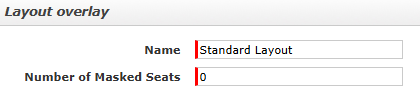 A new Layout Overlay for a new Unreserved Seating Plan.