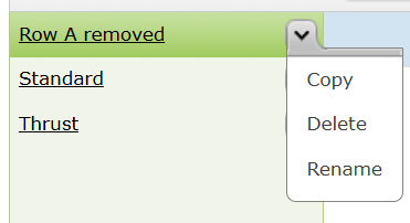 Choose to copy, delete or rename the Layout Overlay.