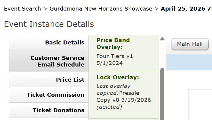 An Instance with a deleted version of a Lock Overlay.