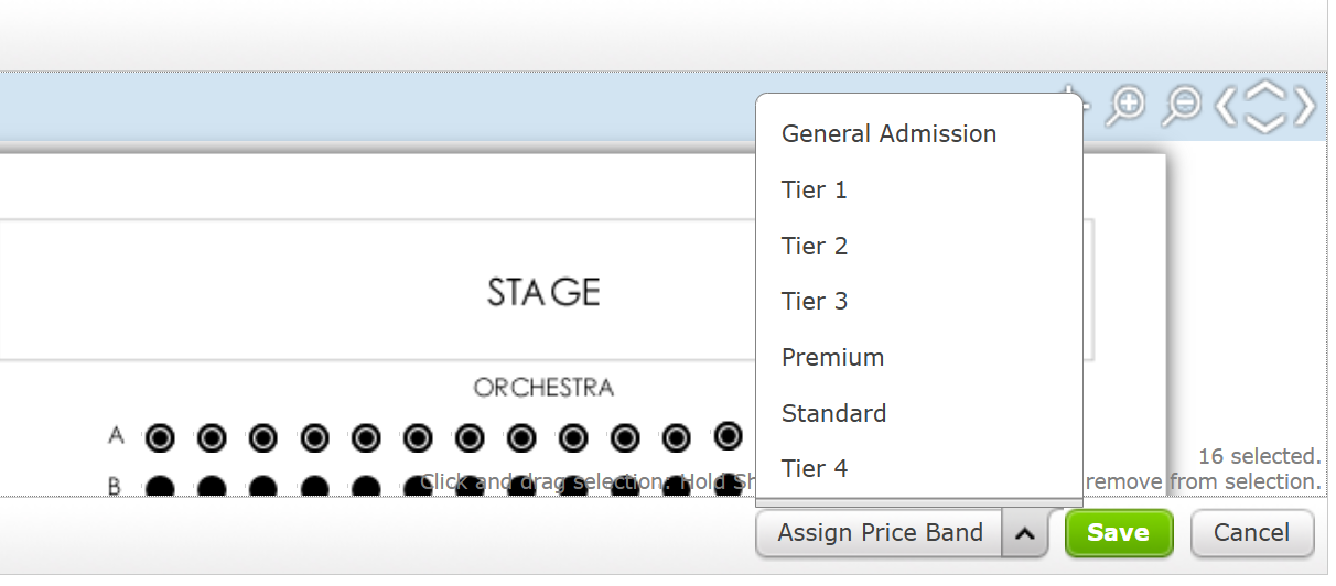 All active Price Bands that can be applied.