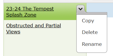 Choose to copy, delete or rename the Info Overlay.