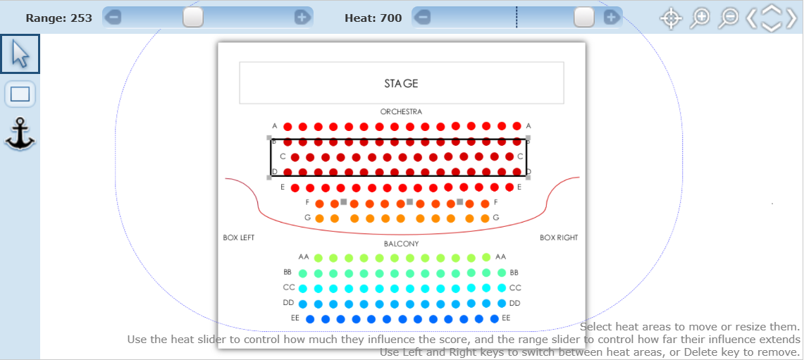 Larger range heat map.