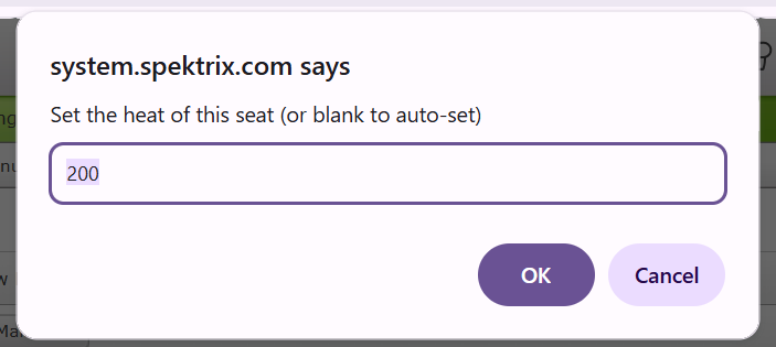 Heat anchor pop-up.