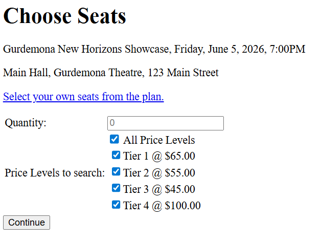 Enter Best Available search details.