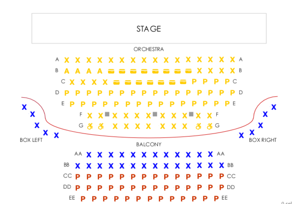 Locks in a Reserved Seating Plan.