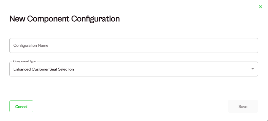 Component type selection