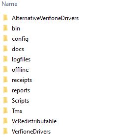 sagepay folder structure on the c drive of a computer