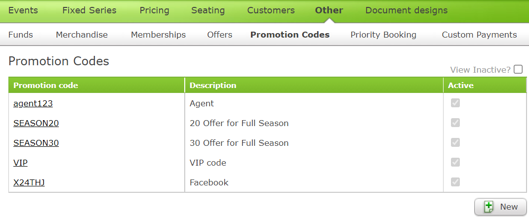 Promotion Codes – Support Centre